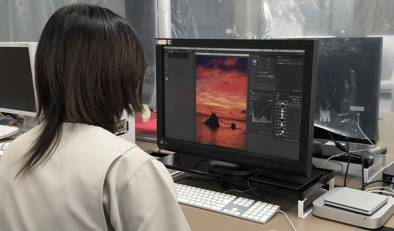 当社の画像処理は、印刷現場のすぐそばでおこなっています。